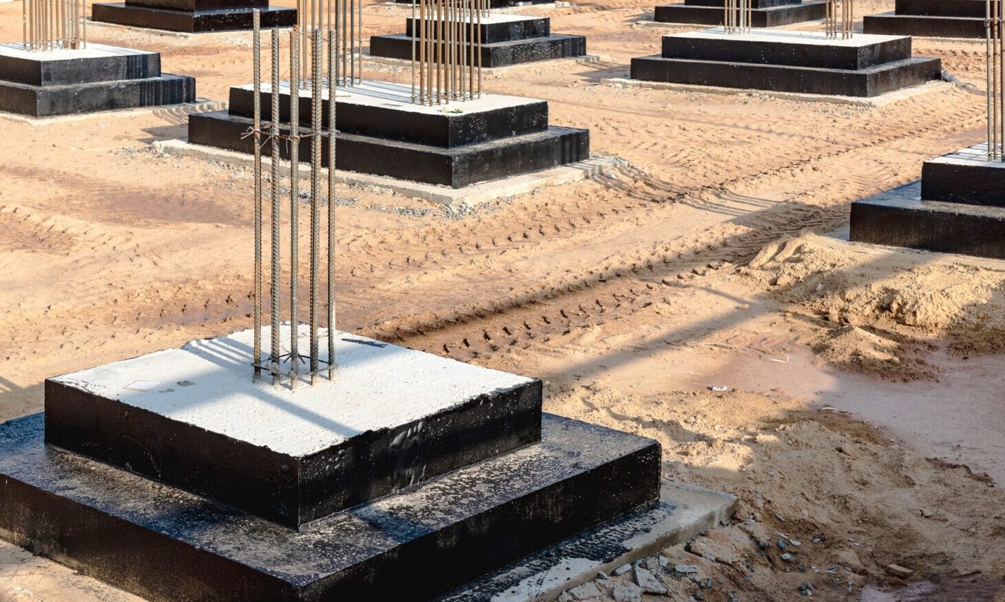 Monolithic,Reinforced,Concrete,Foundations,For,The,Construction,Of,A,Residential